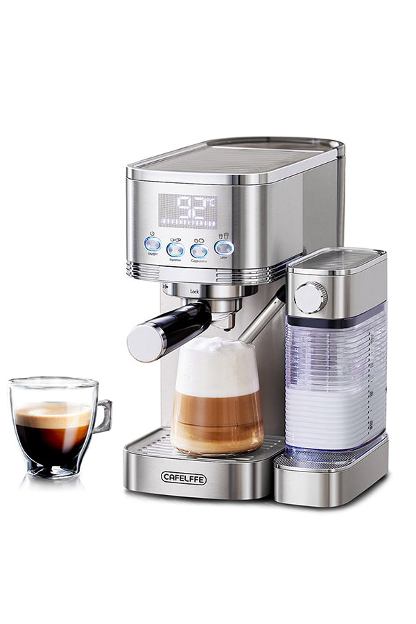 CAFELFFE Automatic Espresso Coffee Machine with Milk Frother MK801