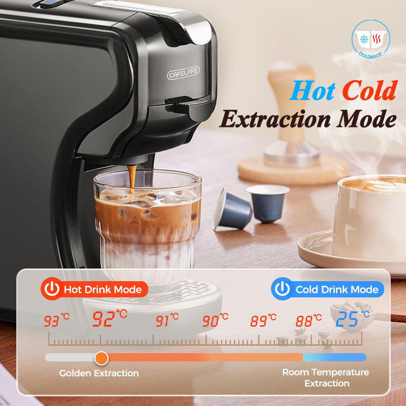 Cafelffe 3-in-1 HotCold Capsule Espressoe Machine MK-611