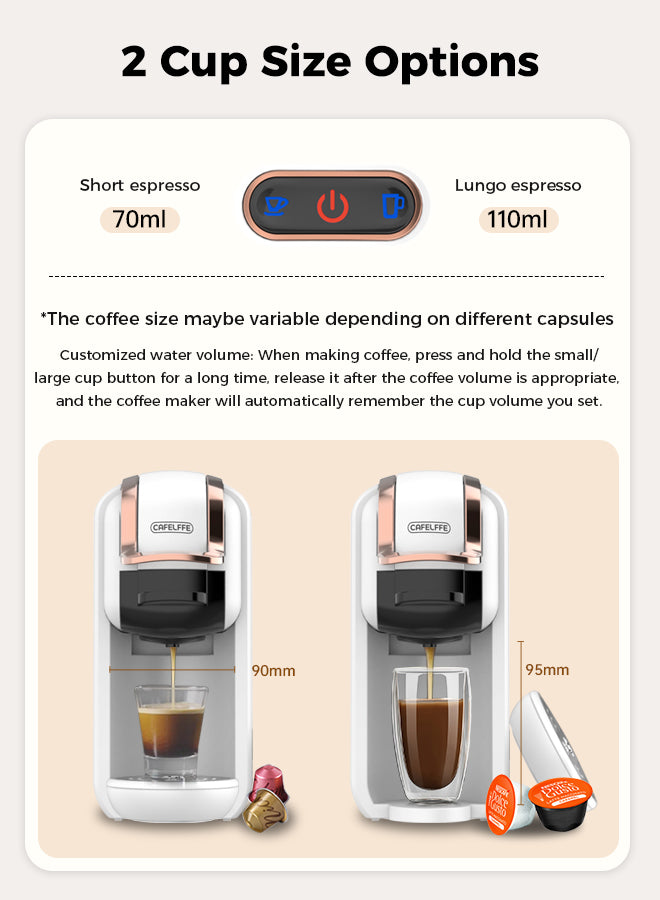 Cafelffe 4-in-1 Hot Cold Capsule Coffee Machine MK-603 – Cafelffe ...